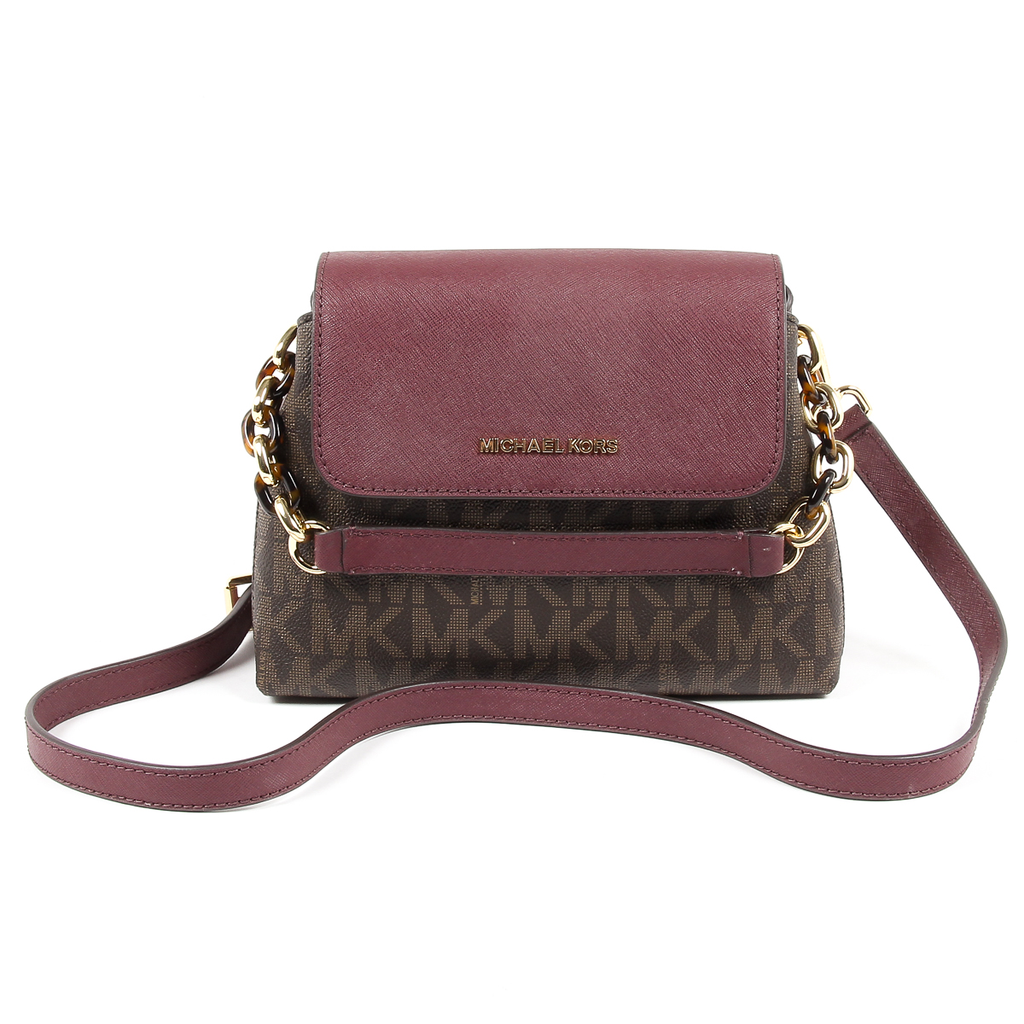 Borsa a mano da donna Michael Kors PORTIA 35F7GPAL1B BRN PLUM