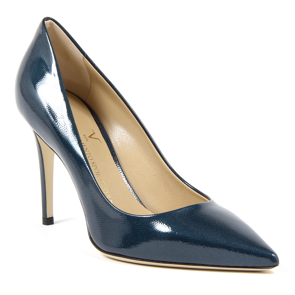 V 1969 Italia Scarpe da donna blu scuro MINA
