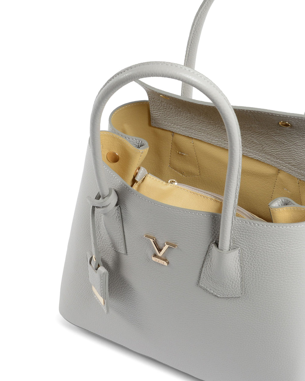 Borsa Donna V Italia Grigia 10510 DOLLARO GRIGIO PERLA
