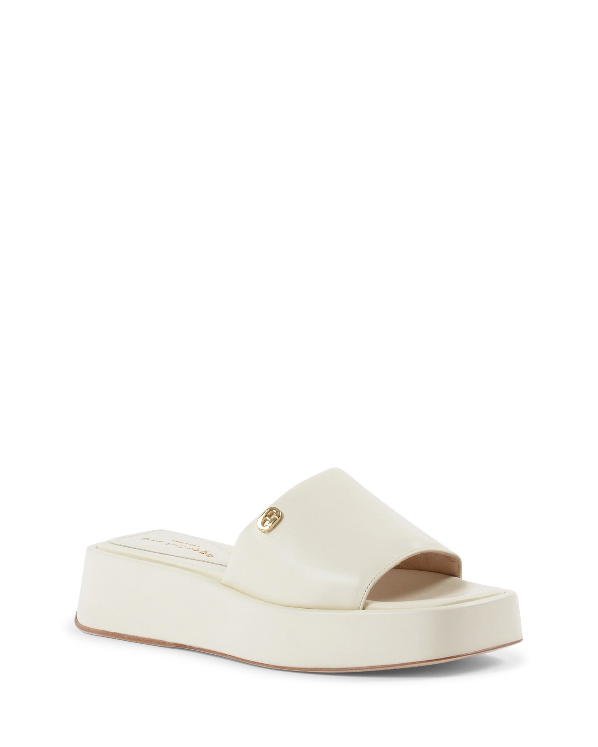 Kimmy Heeled Mule - Crema