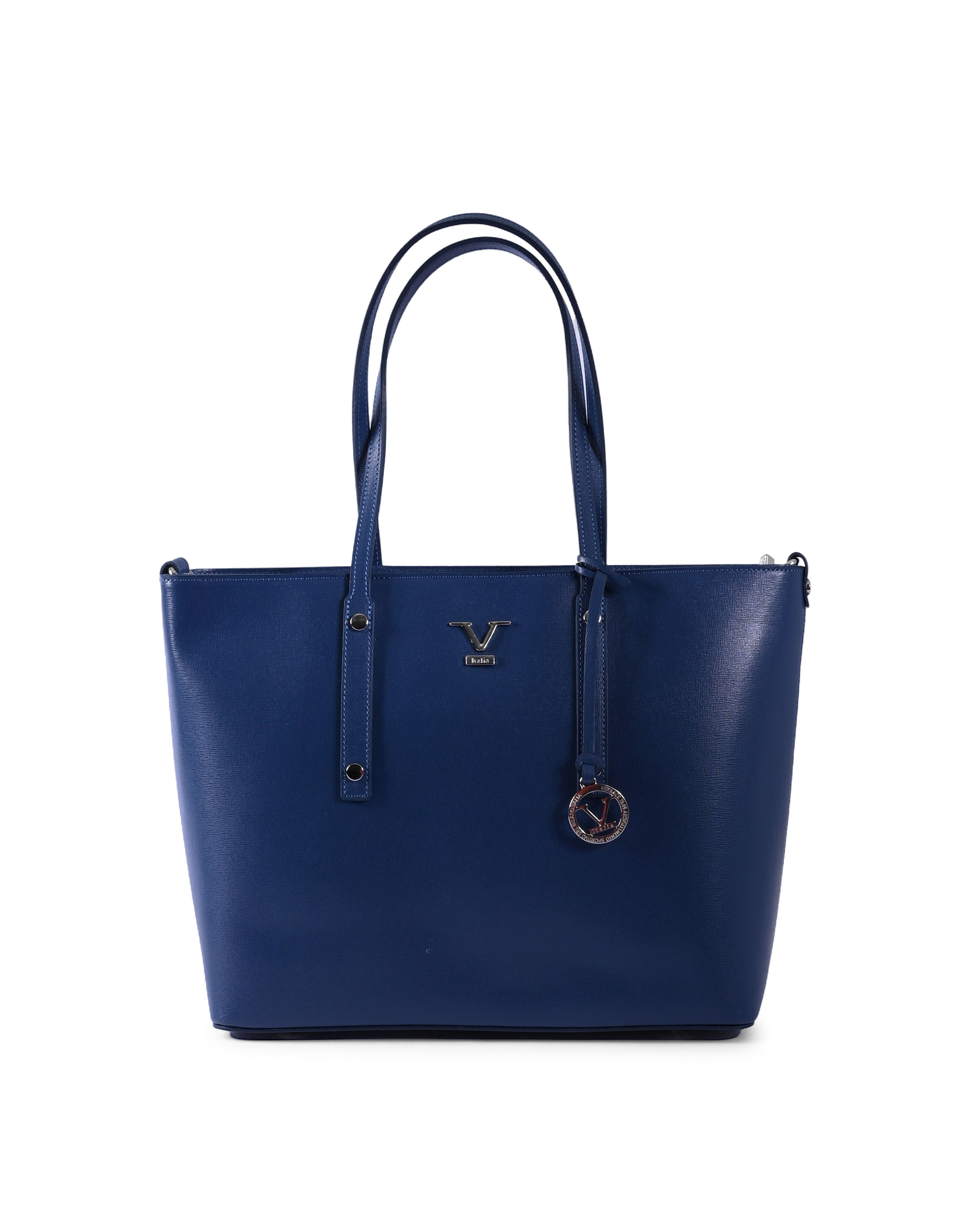 Borsa a mano da donna V Italia CB1070 SAFFIANO JEANS