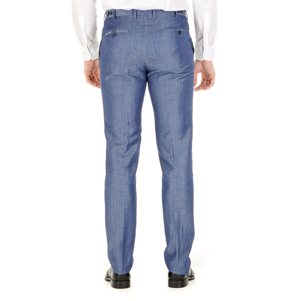 Corneliani Pantaloni Uomo Azzurro