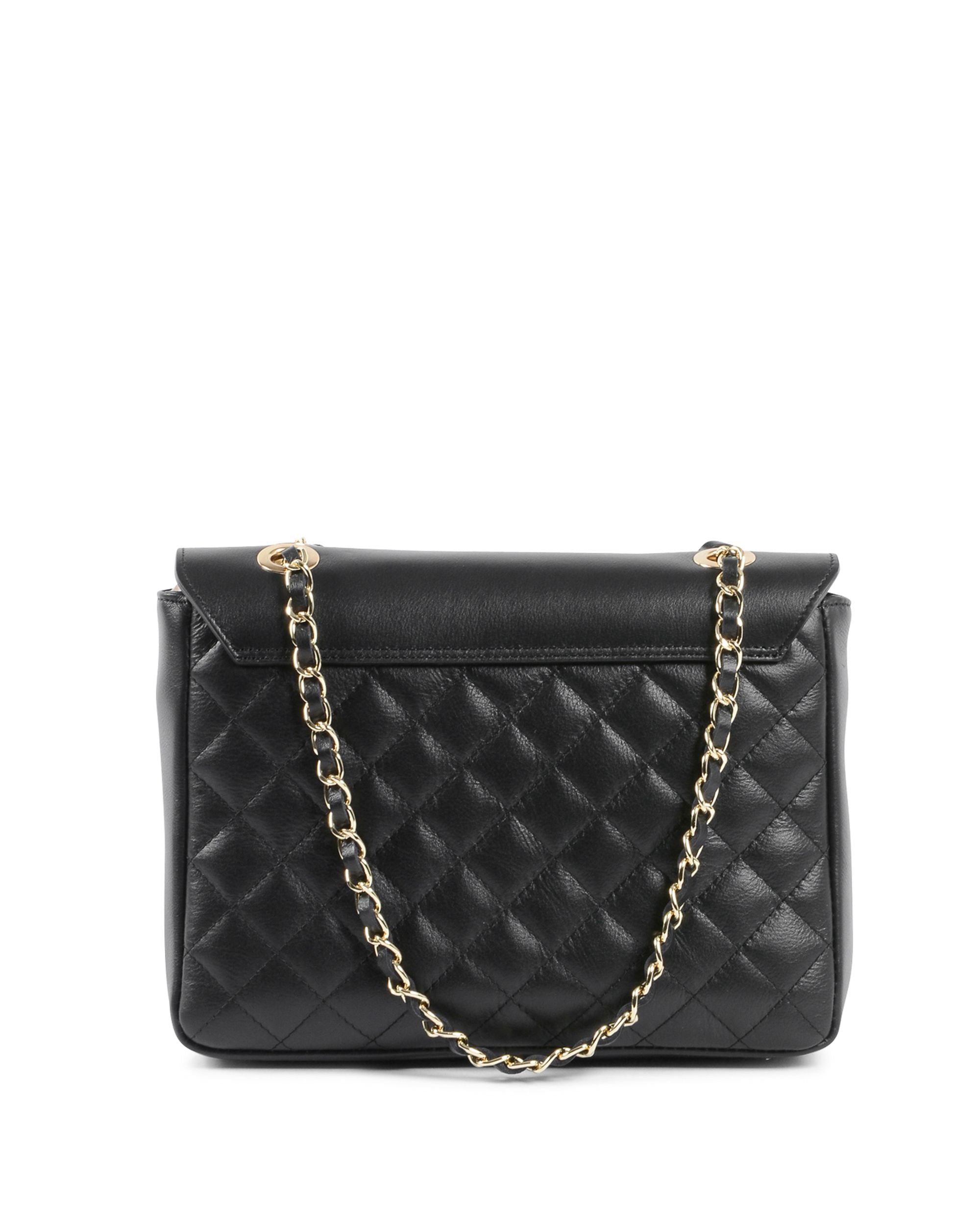 V Italia Borsa a mano da donna nera V024-G SAUVAGE NERO