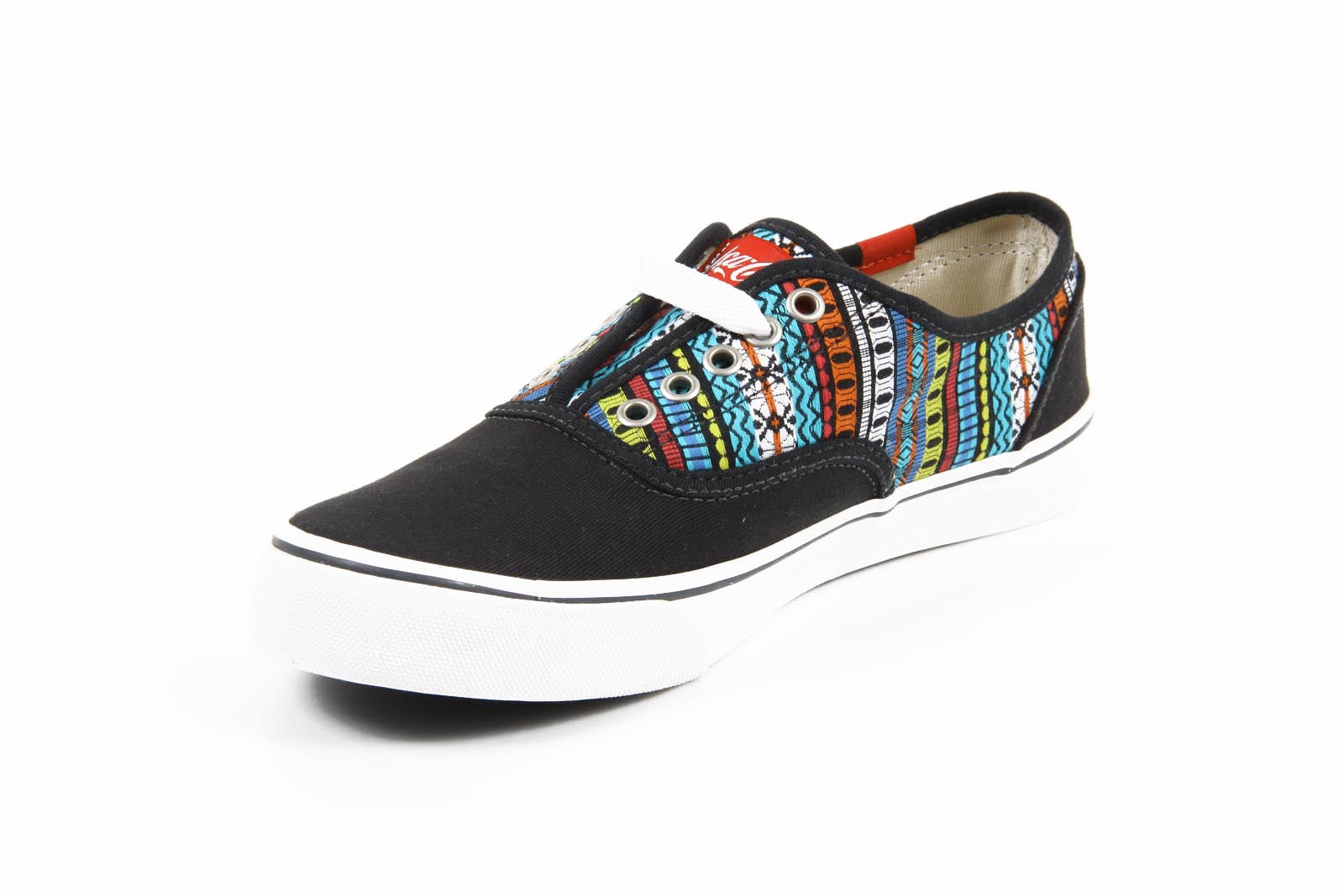 Sneakers da donna Coca Cola CCA0713 KICK ETNIC NERO