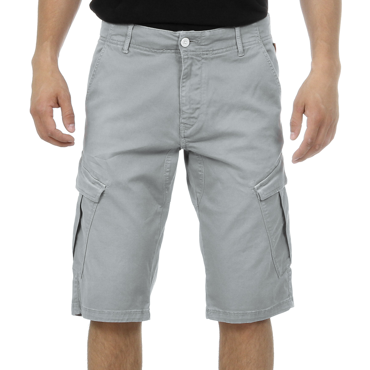 Pantaloncini da uomo Andrew Charles grigio chiaro JAKO