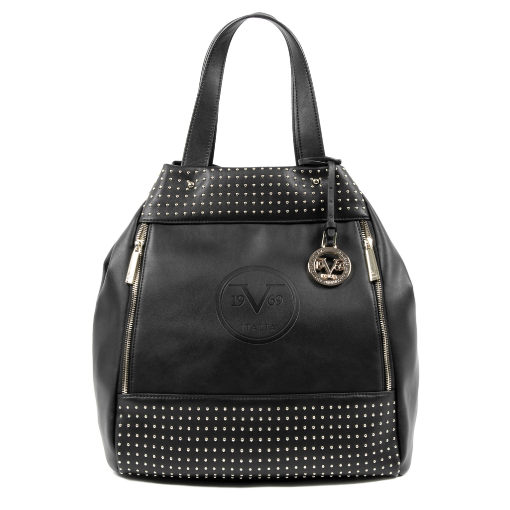 V 1969 Italia Borsa da donna nera OLIVIA
