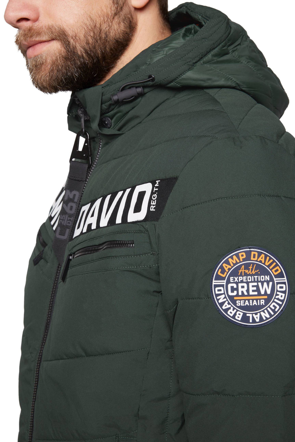 Giacca da uomo Camp David con cappuccio
