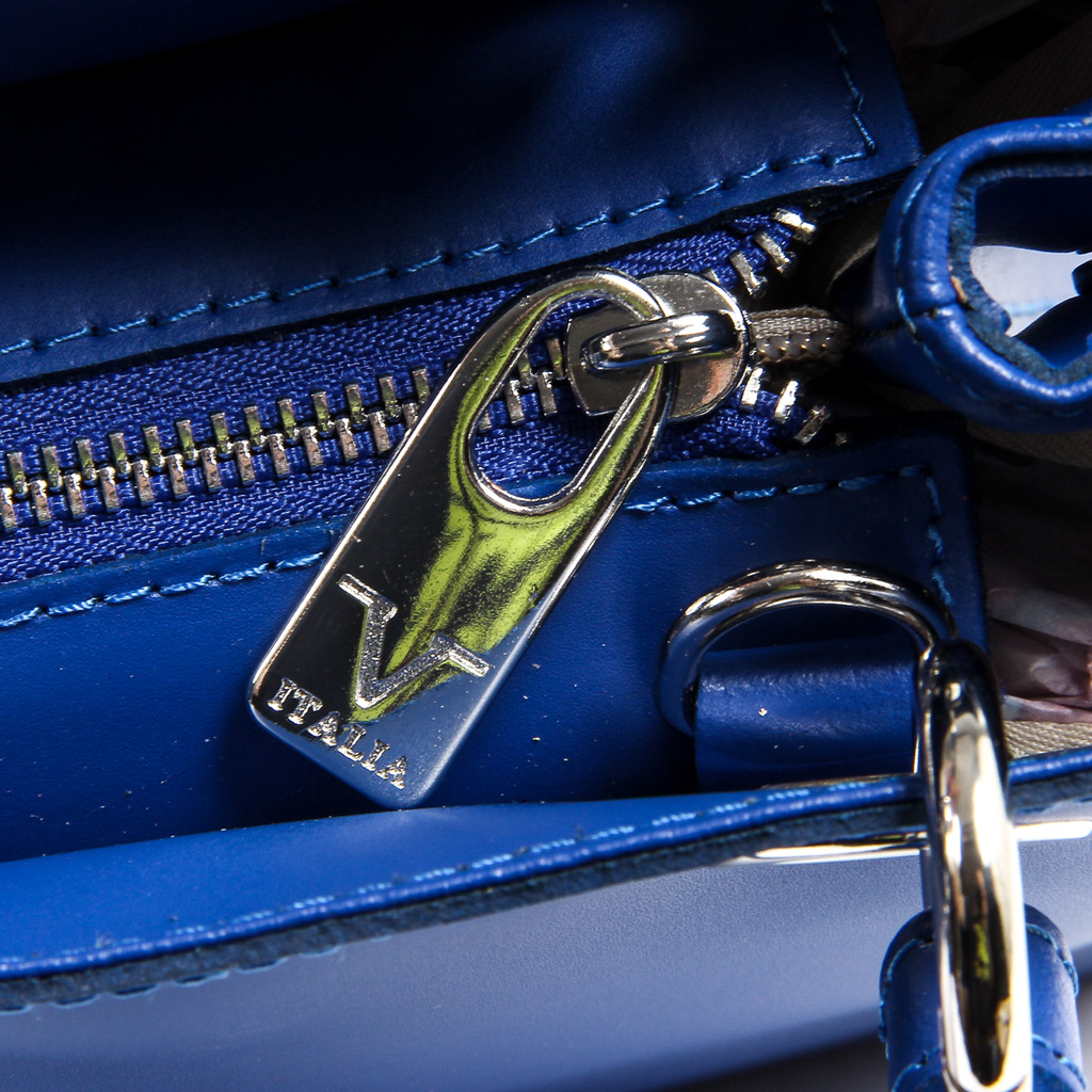 Borsa da donna V 1969 Italia V004-S RUGA BLUETTE