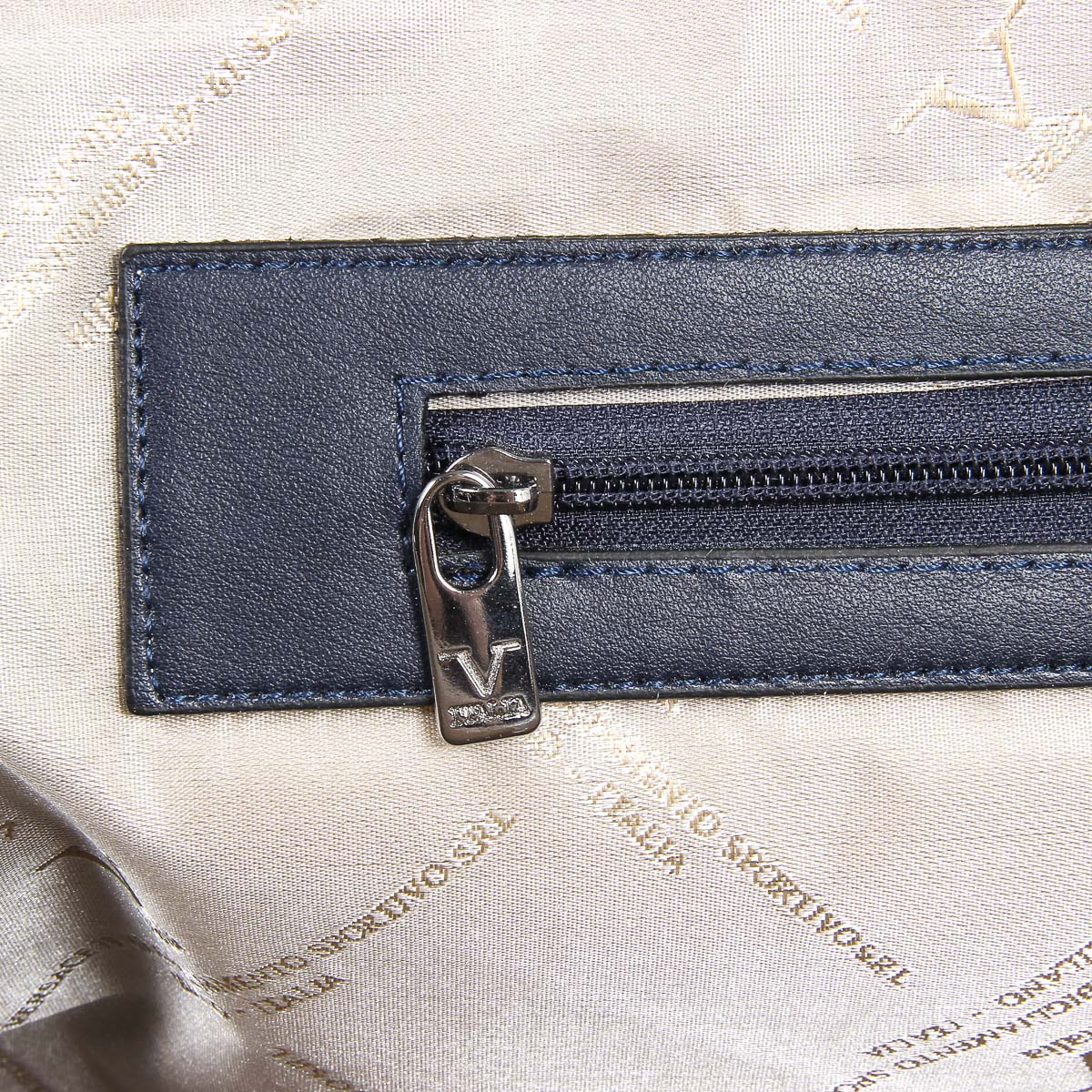 V 1969 Italia Borsa da uomo blu WILLY