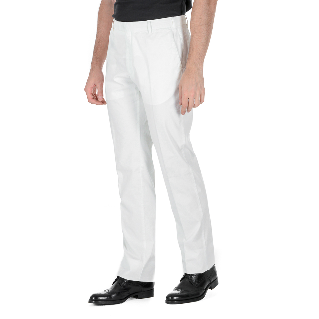 Pantaloni Armani Collezioni Uomo Bianchi
