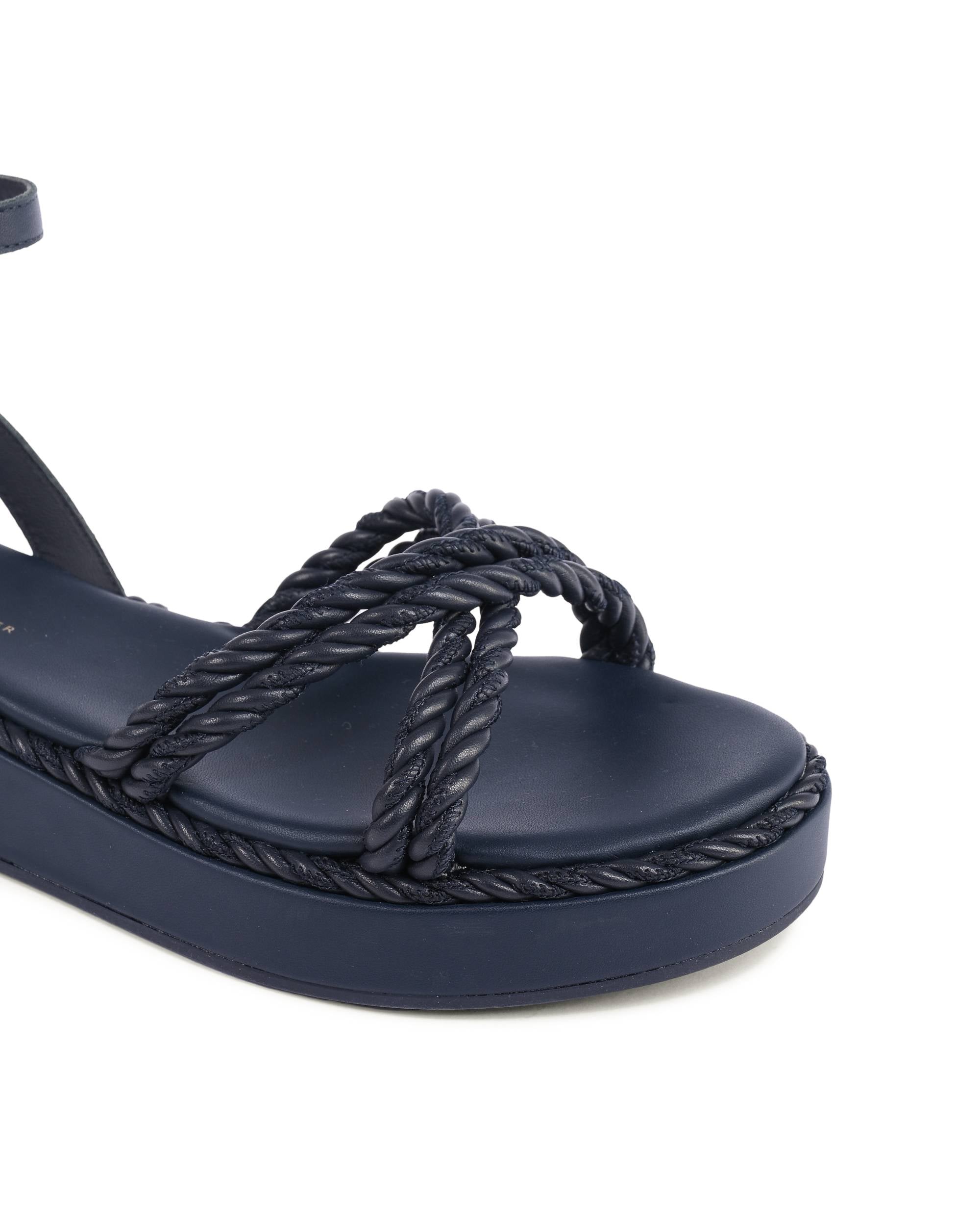 Sandalo da donna Tommy Hilfiger blu FW0FW07136DW6