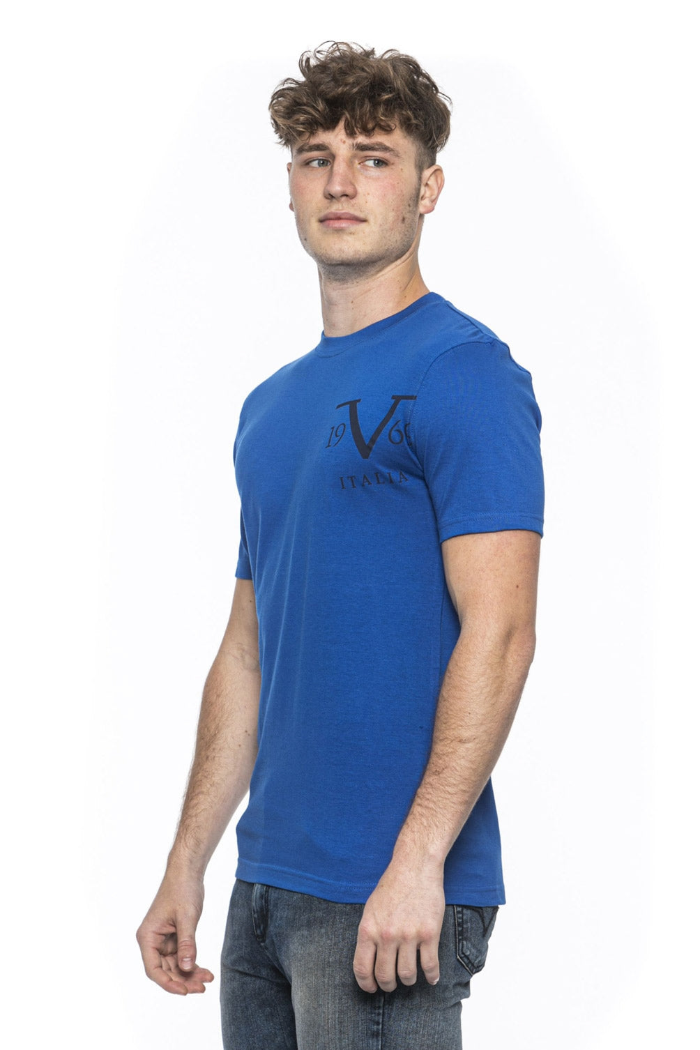 19V69 Italia T-Shirt Uomo Blu MIKE ROYAL BLUE