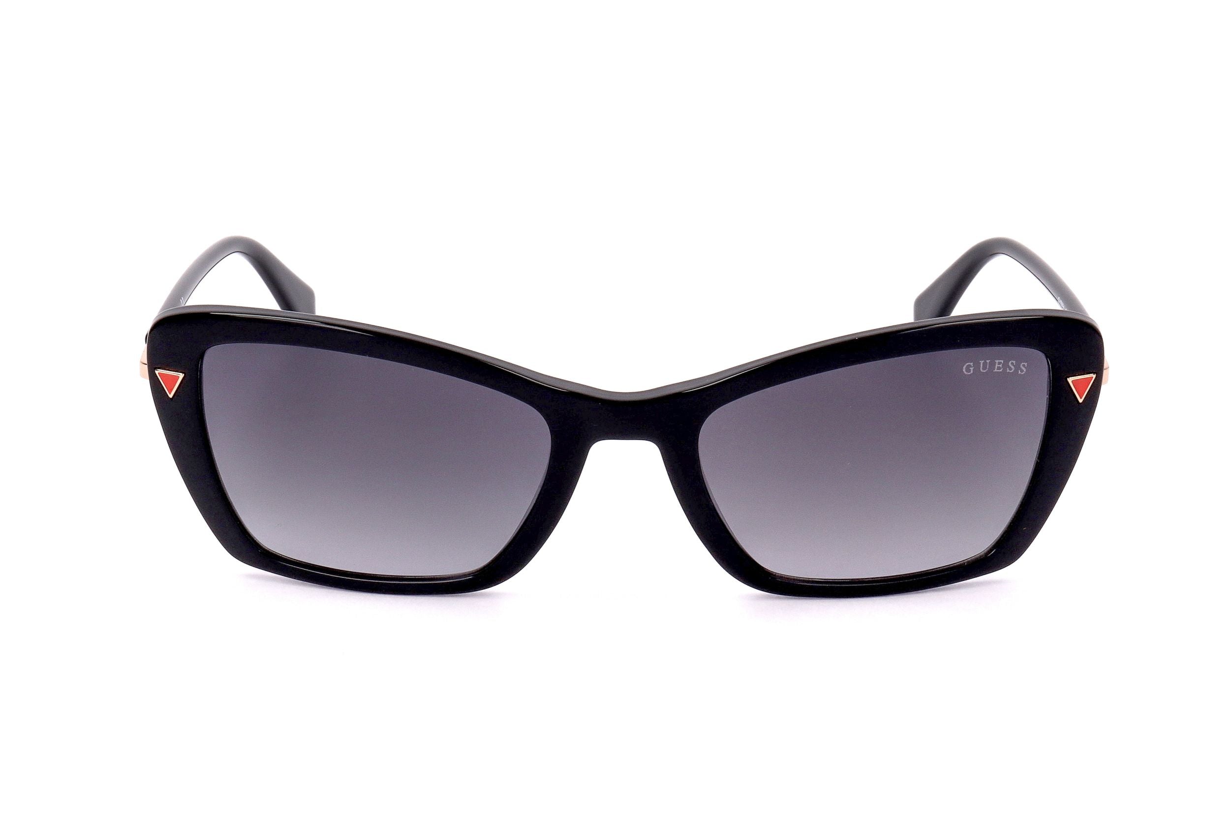 Occhiali da sole da donna Guess GU7654 01B 52 19 135 NERO LUCIDO