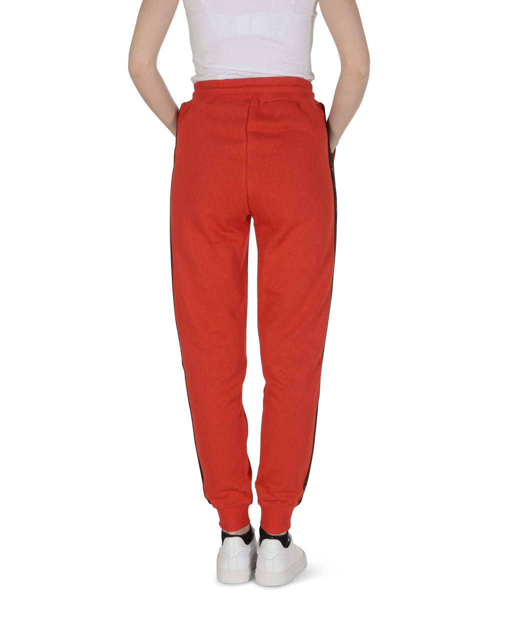 19V69 Italia Pantaloni Donna Rossi BIANCA ROSSO