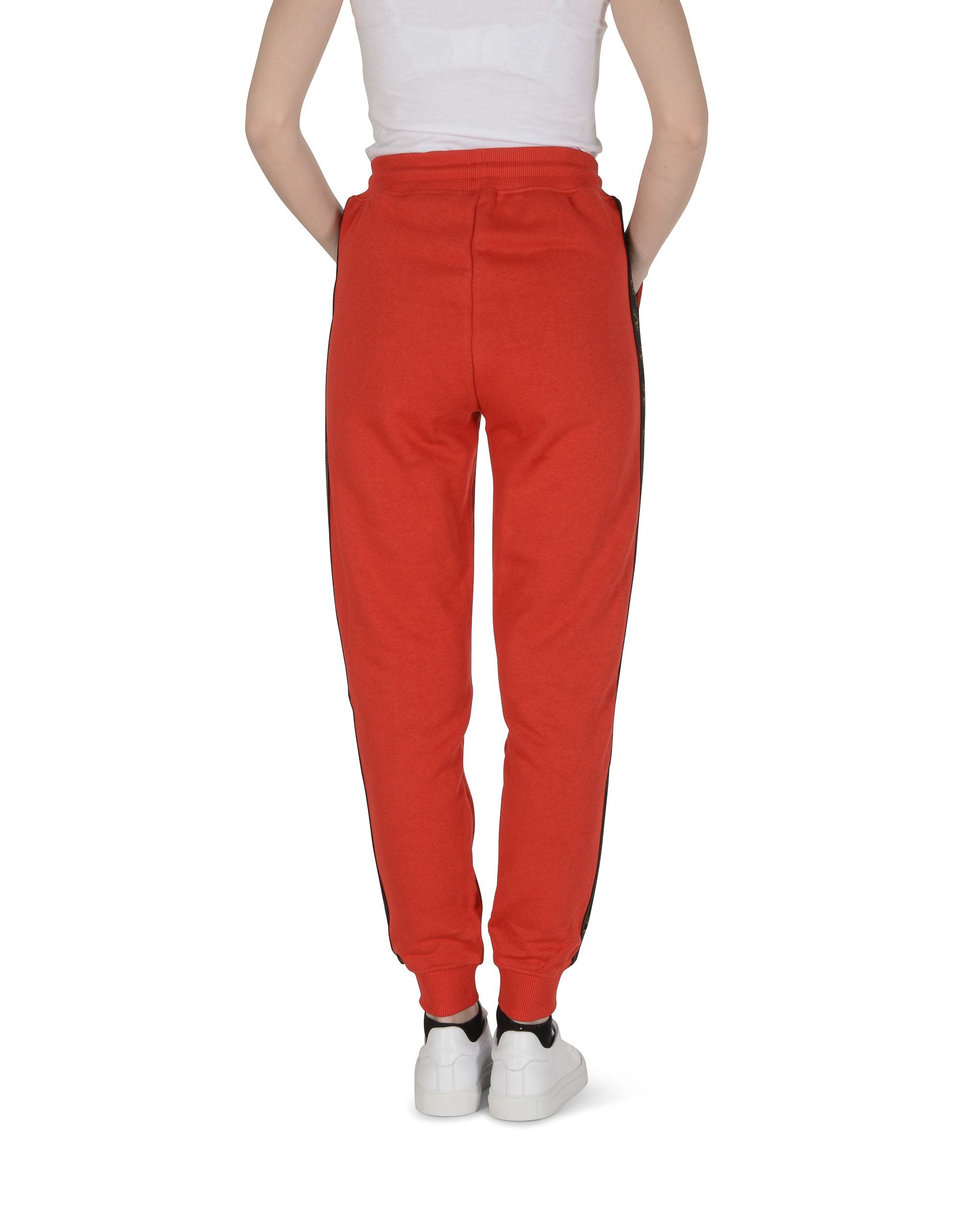 19V69 Italia Pantaloni Donna Rossi BIANCA ROSSO