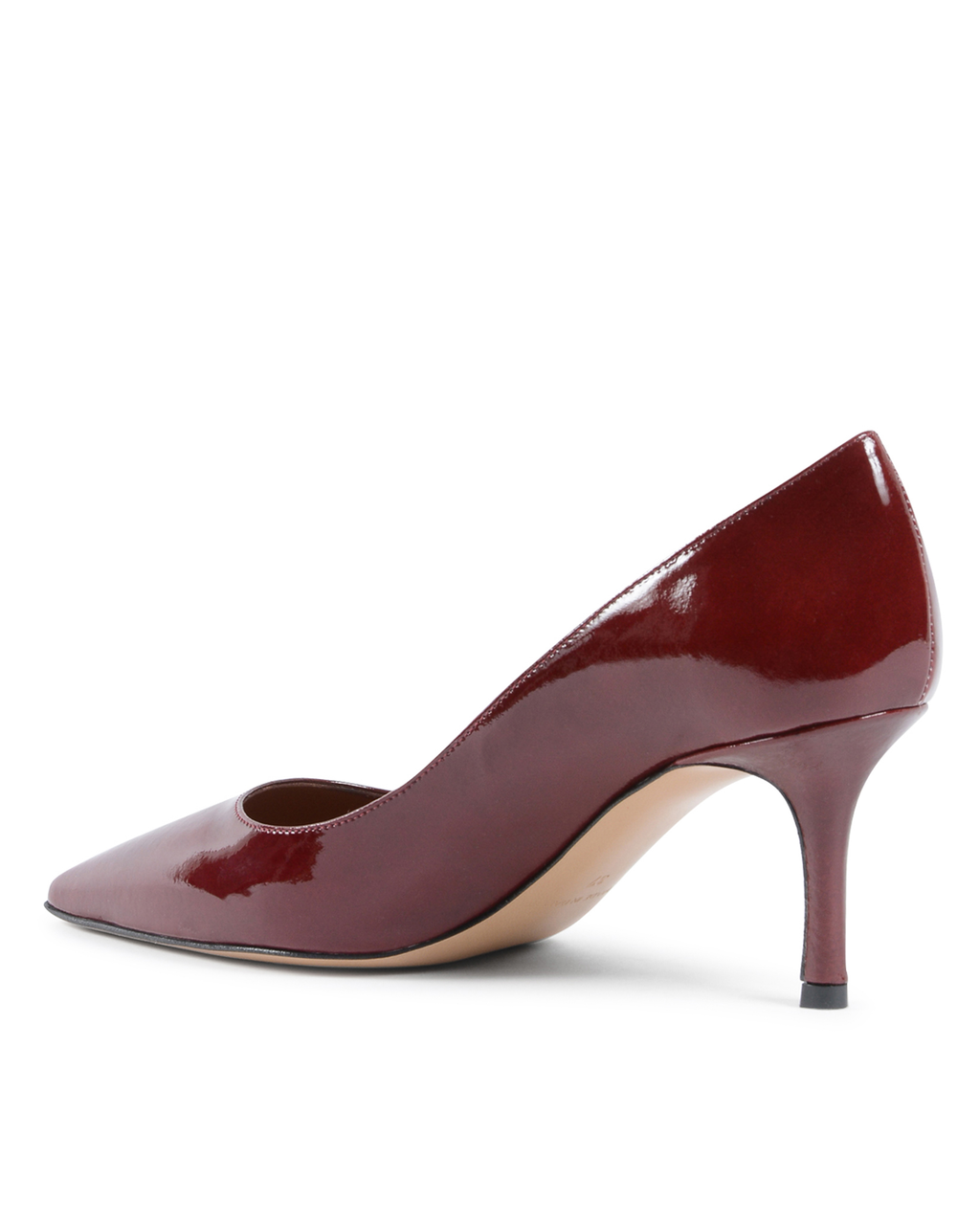 19V69 Italia Scarpe da donna con tacco rosso scuro INES65 WINE PATENT