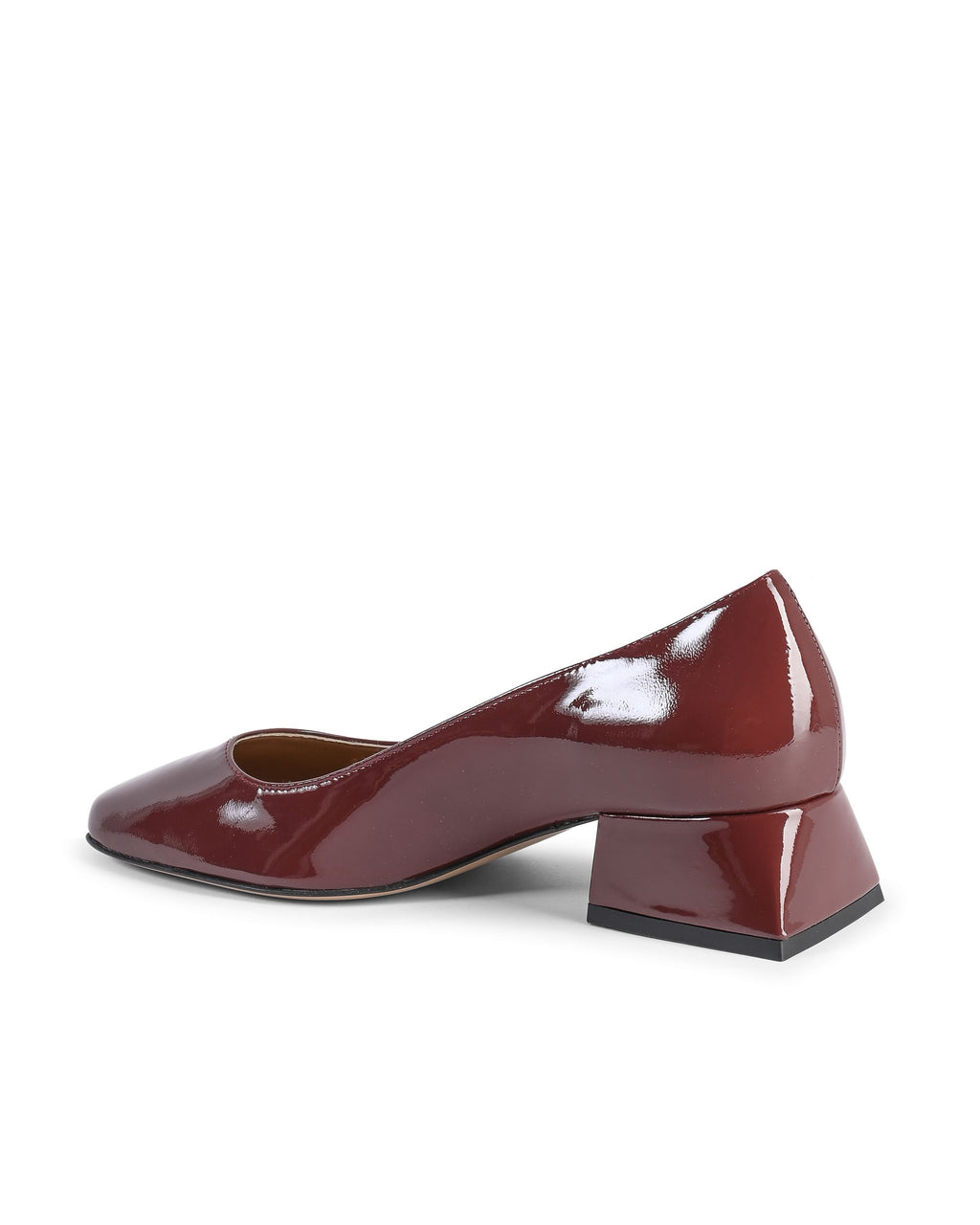19V69 Italia Ballerina con tacco da donna SOFIA VERNICE BORDEAUX