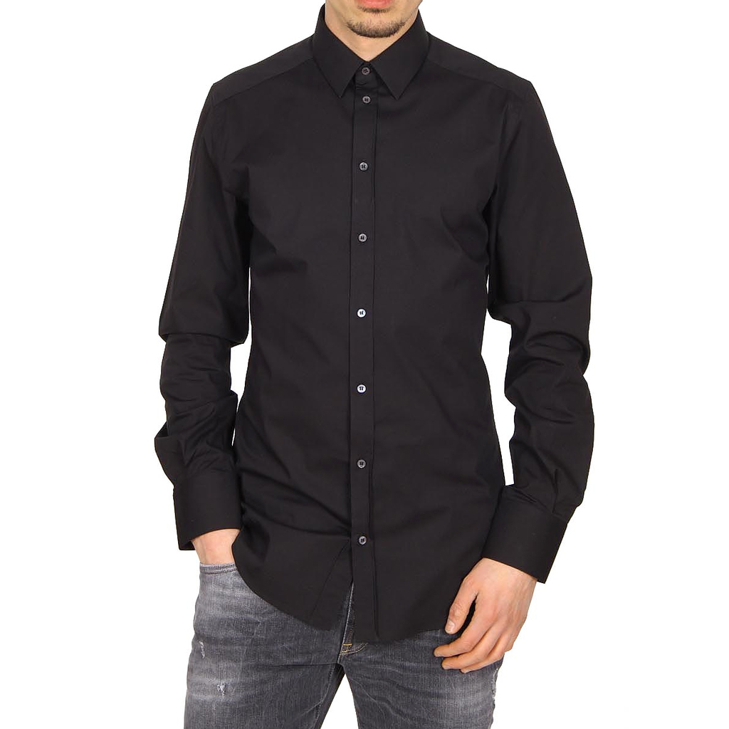 Dolce & Gabbana camicia uomo manica lunga G5CP0T FUEAJ N0000