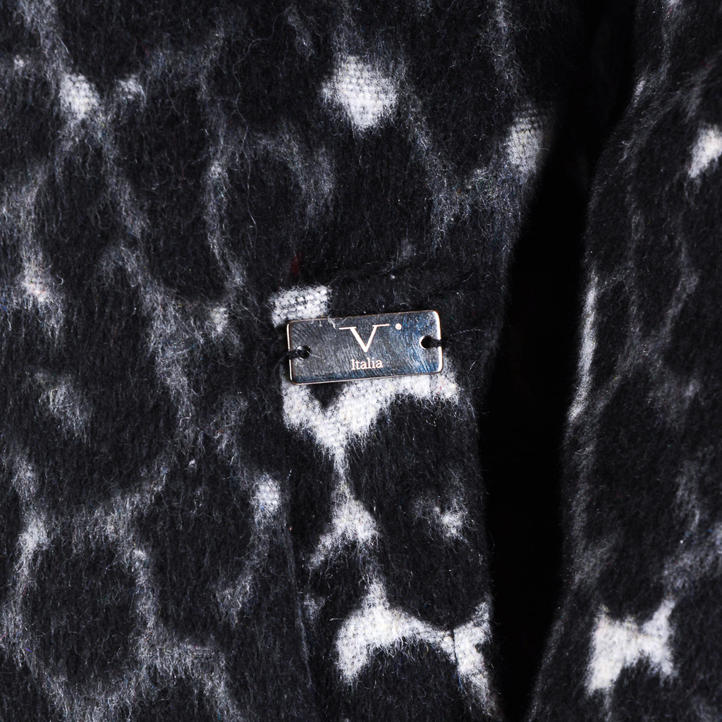 V 1969 Italia Cappotto da donna maniche lunghe grigio GEMMA