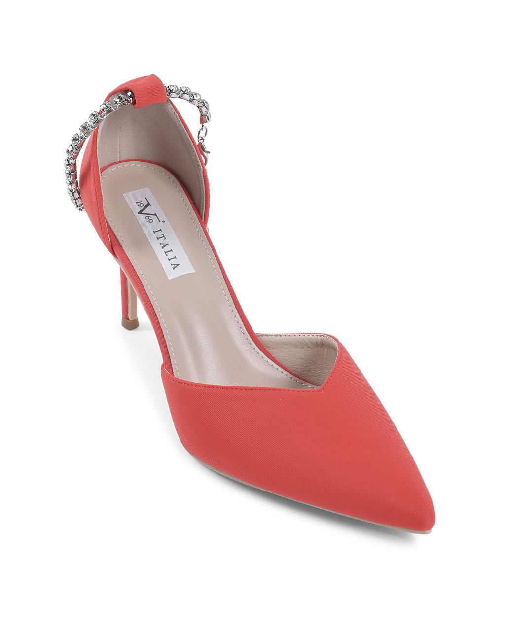 19V69 Italia Scarpe da donna con cinturino alla caviglia rosse F2929 ROSSO