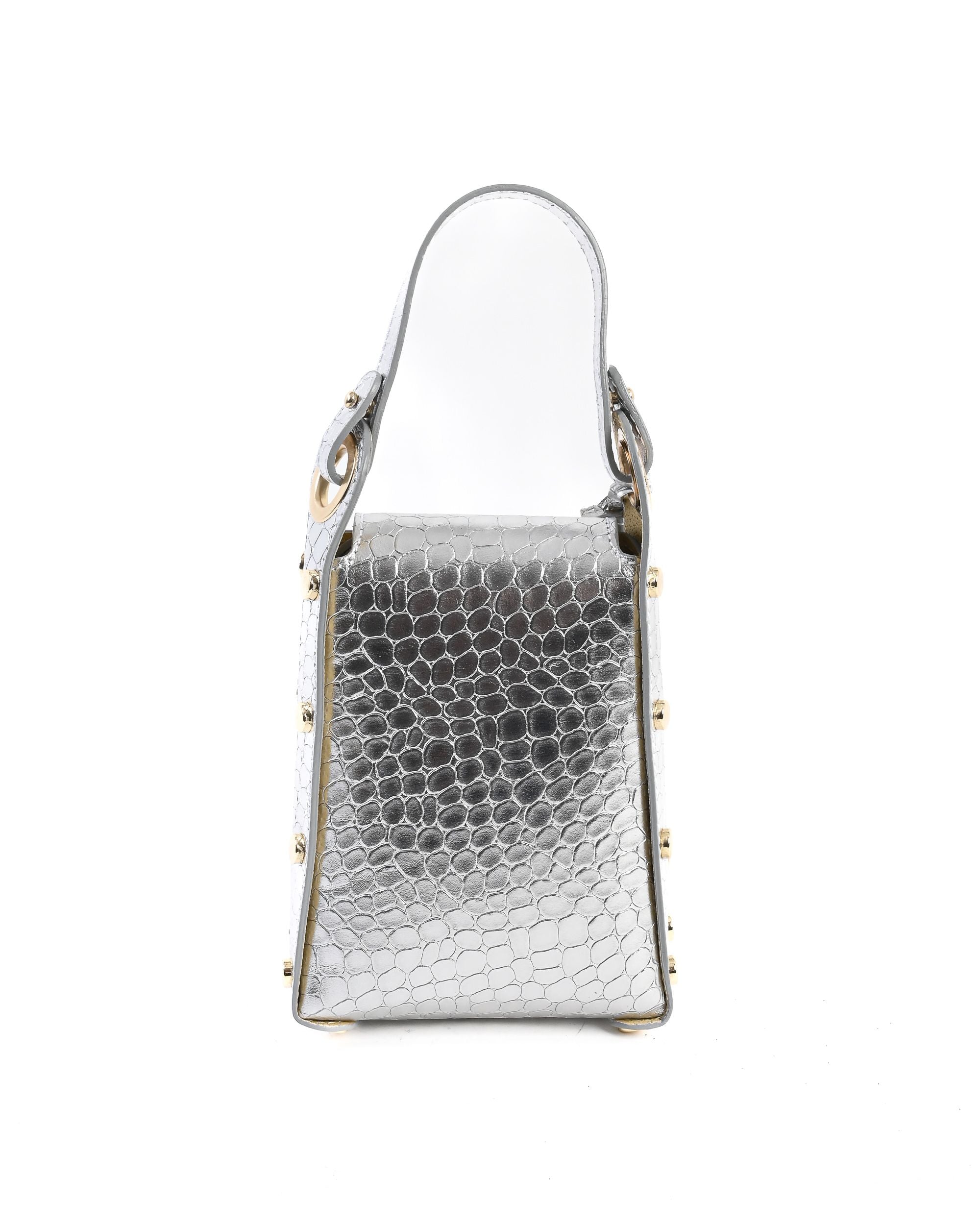 V Italia Borsa Mini Donna Argento V16-COC-SLV