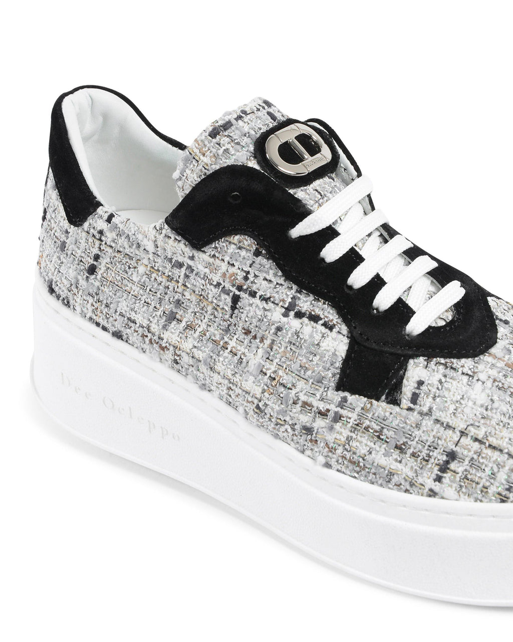 Sneaker Challenging Boucle - Nero