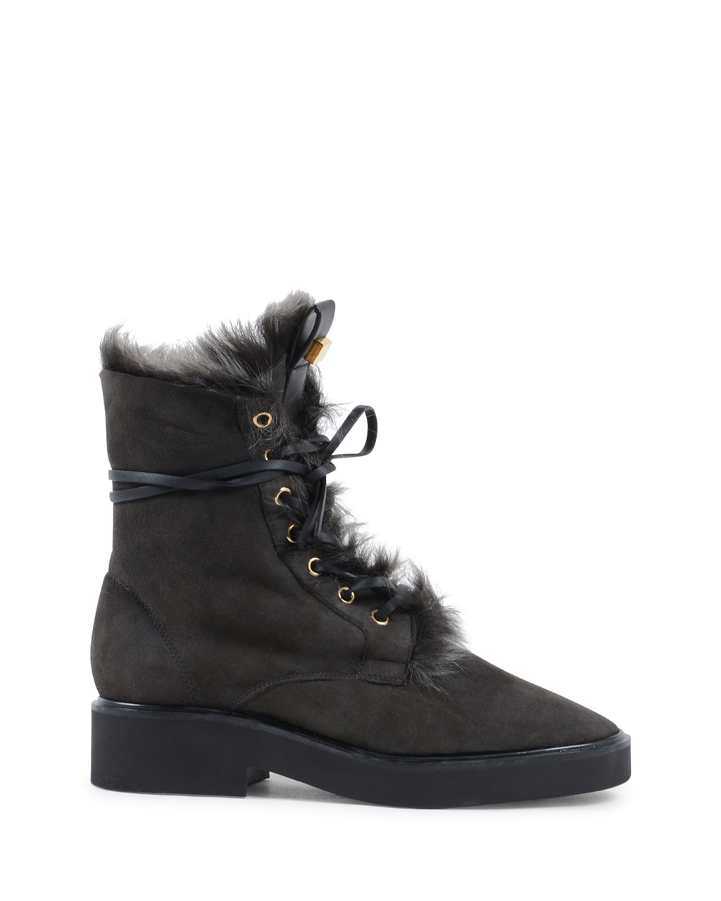 Stuart Weitzman Stivaletto corto da donna grigio scuro JISSIKA