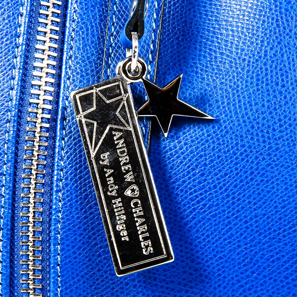 Borsa a mano da donna Andrew Charles blu ETHEL