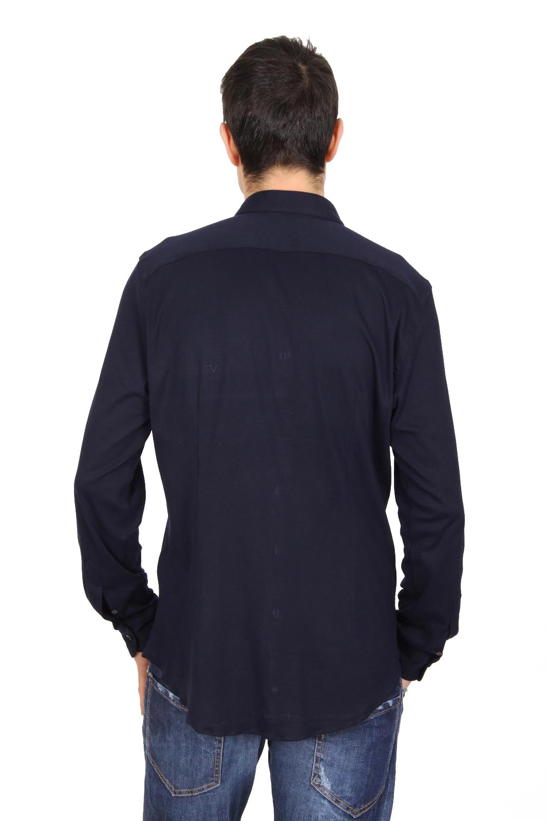 V 1969 Italia maglia manica lunga da uomo Paris Jersey Blu
