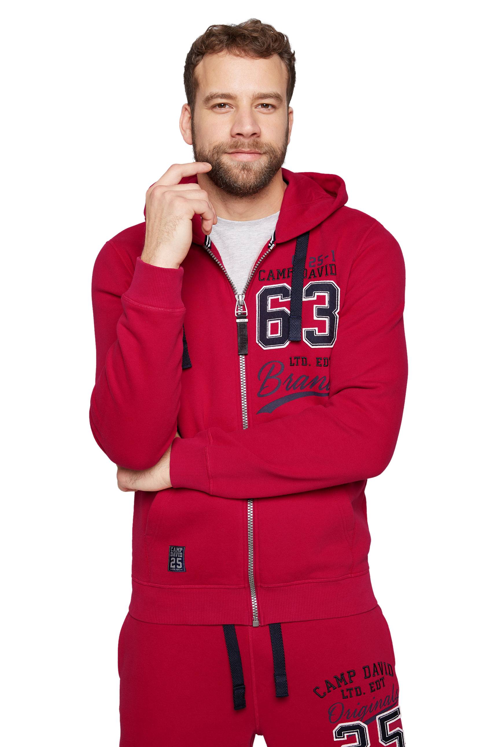 Giacca da uomo Camp David con cappuccio