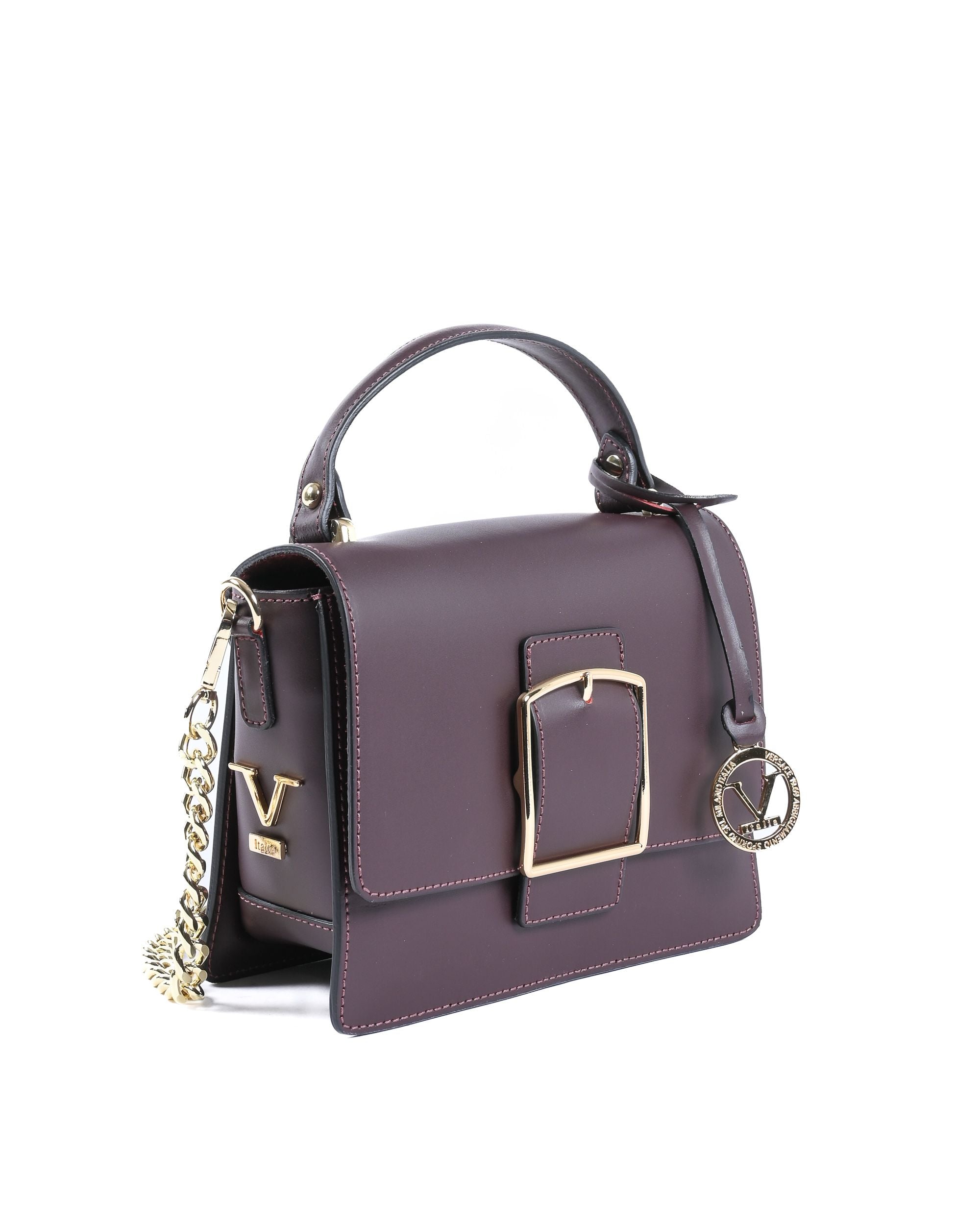 Borsa a mano da donna V Italia V505 52 RUGA BORDEAUX