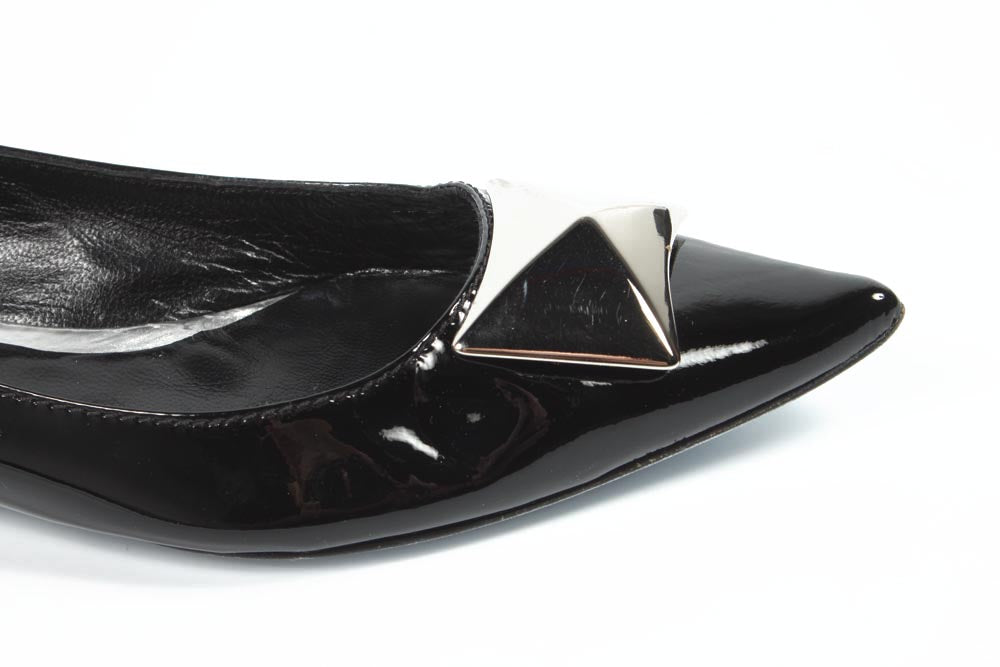 Ballerina da donna Sebastian Milano S2914M VERNICE NERA+NIKEL