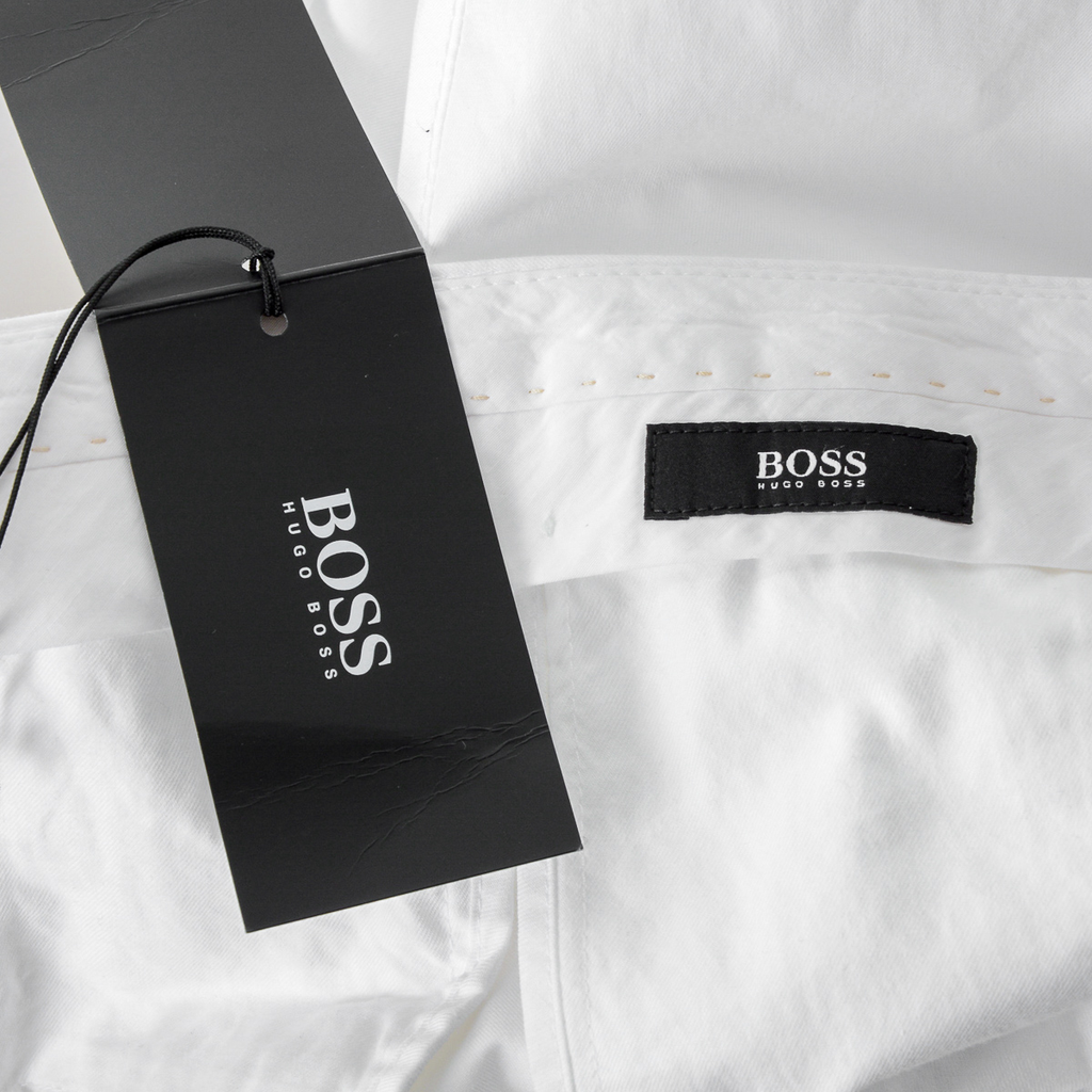 Pantaloni da uomo Hugo Boss bianchi STANINO