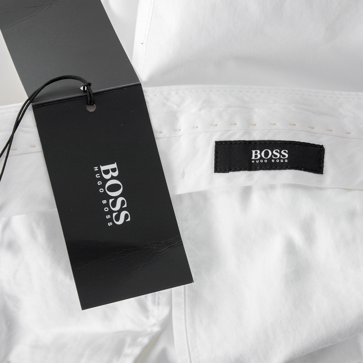 Pantaloni da uomo Hugo Boss bianchi STANINO