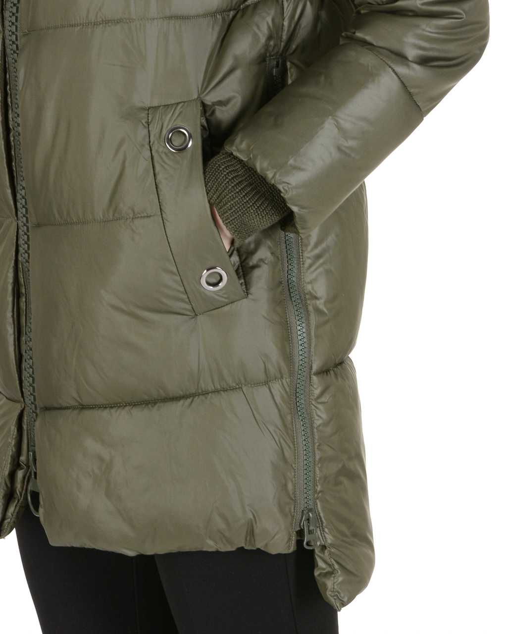 19V69 Italia Giacca da donna verde scuro SAMIRA VERDE SCURO