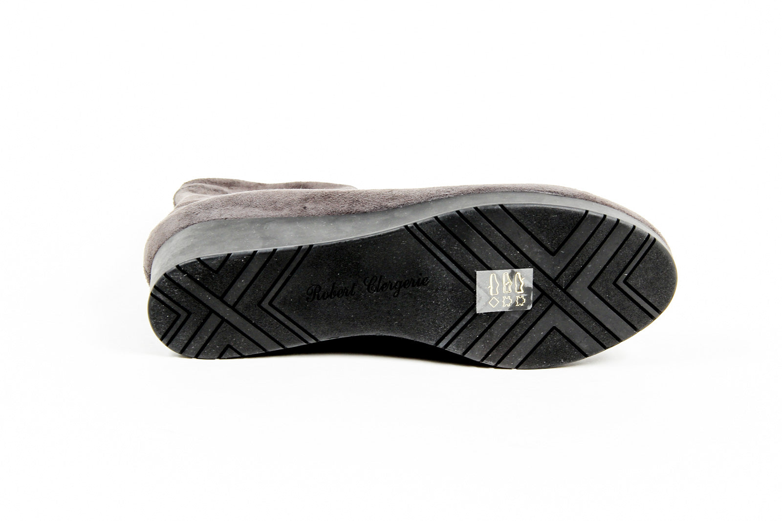 Robert Clergerie Paris Stivaletto corto da donna NERDALJ VELOURS STRETCH ANTHRACITE DBL