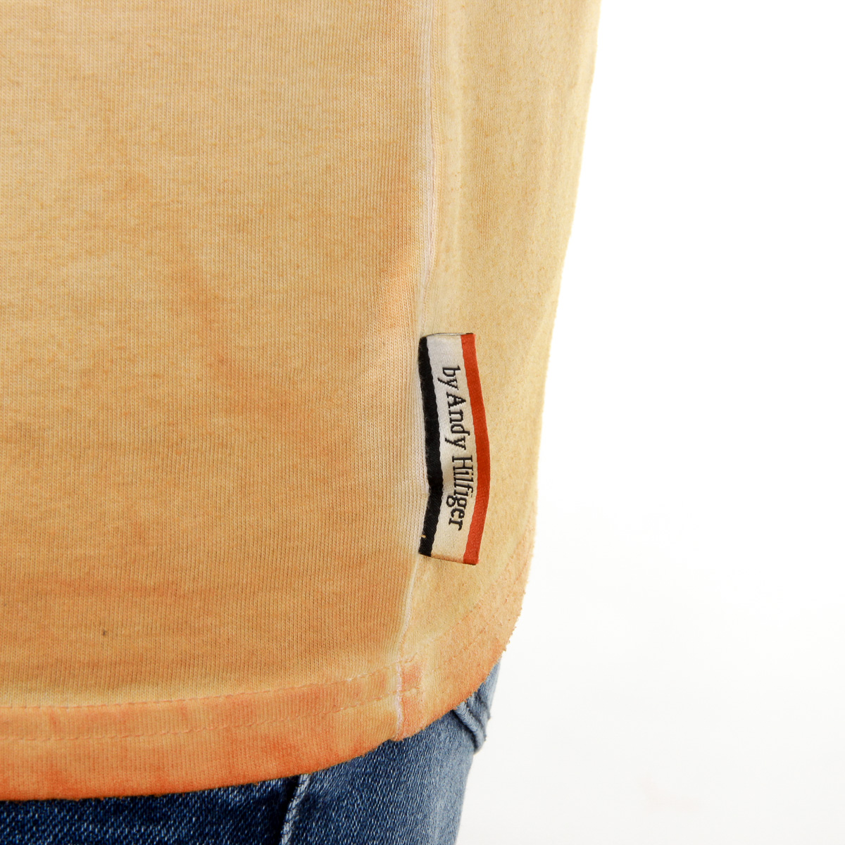 Andrew Charles T-shirt da uomo a maniche corte con scollo rotondo arancione KARITA