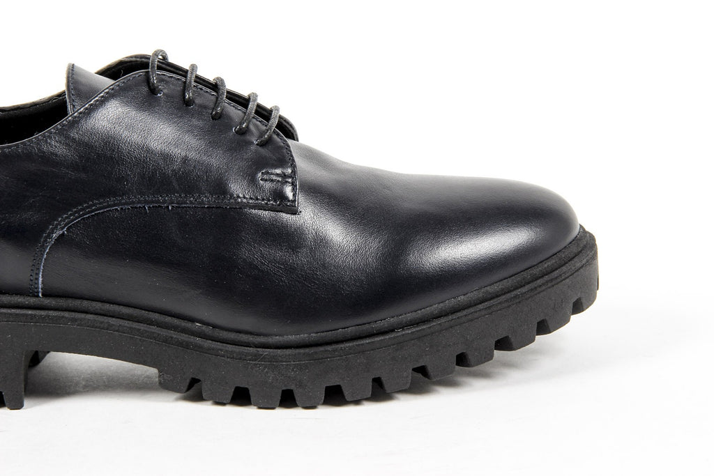 V 1969 Italia Womens Lace Up Shoe C01 VITELLO BLU