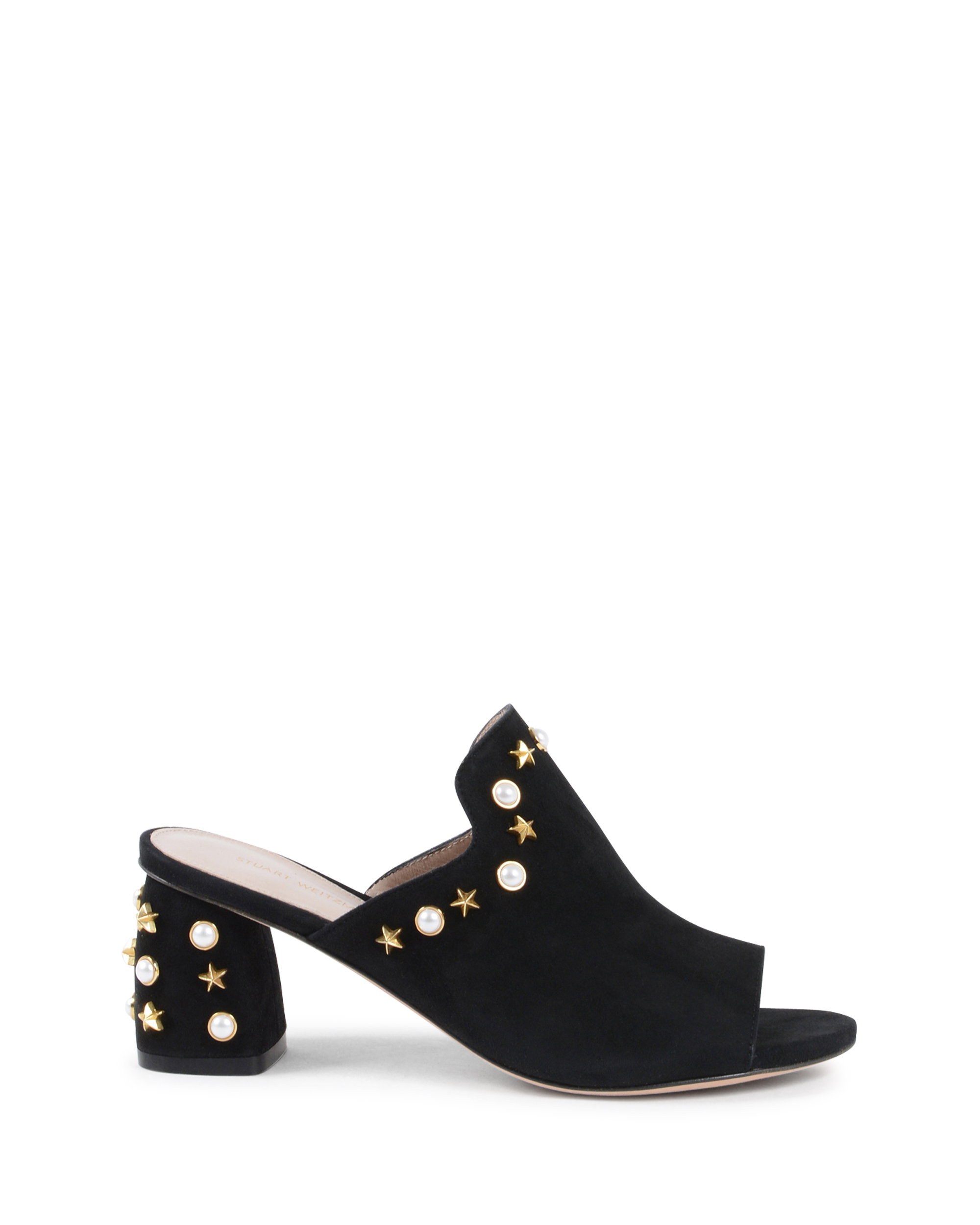 Sandalo mulo da donna Stuart Weitzman nero DOHICKEY