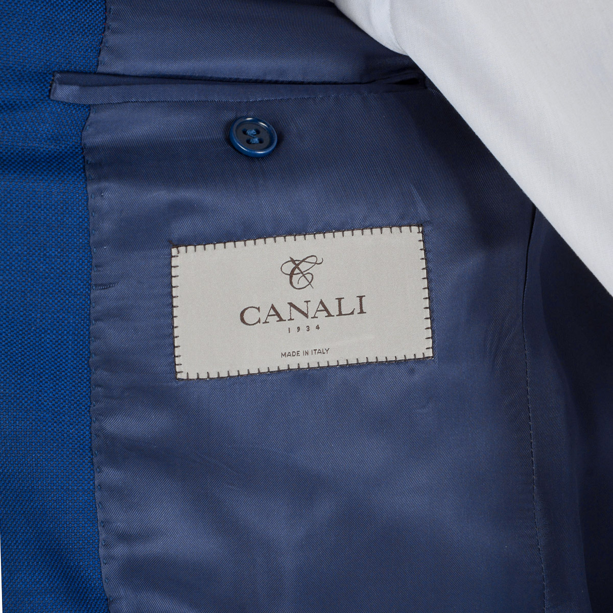 Abito da uomo Canali maniche lunghe blu