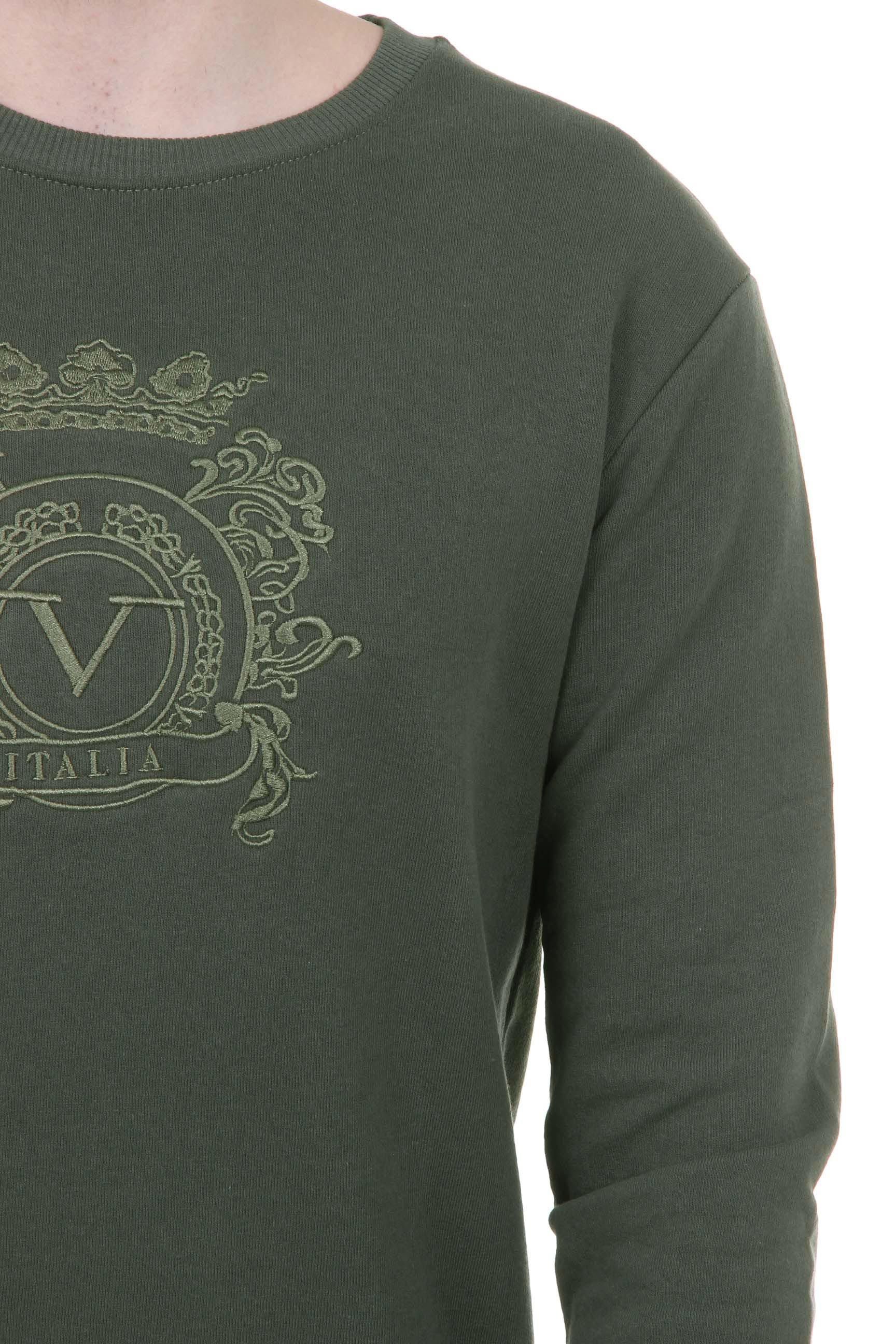 V 1969 Italia Maglione Uomo ART. 4469 VERDE MILITARE