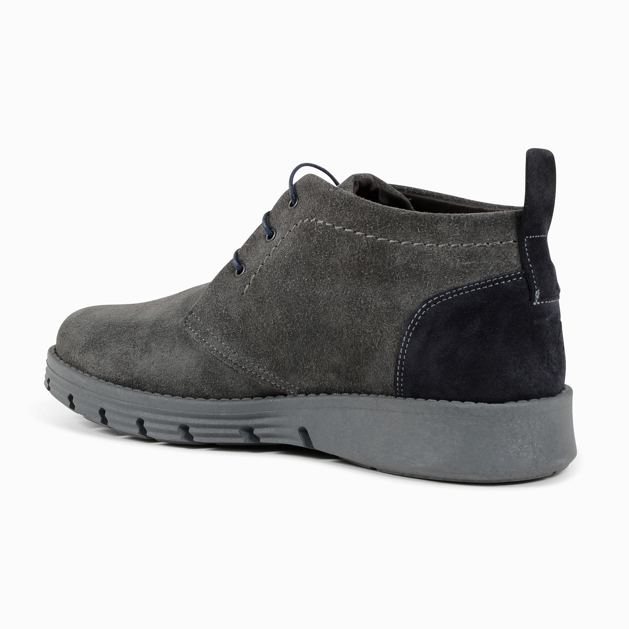Stivaletto Uomo 19V69 Italia Grigio Blu 930 CAMOSCIO GRIGIO BLU