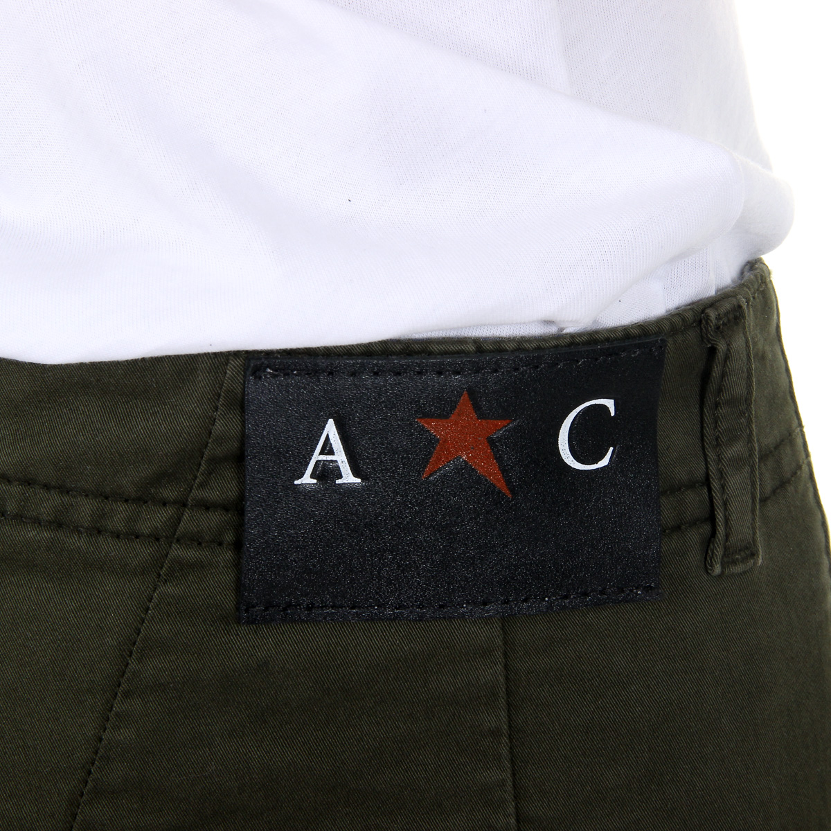 Pantaloncini da uomo Andrew Charles verdi JAKO