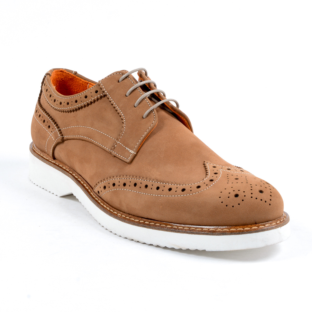 V 1969 Italia Scarpe Oxford Brogue da uomo Marrone PEDRO