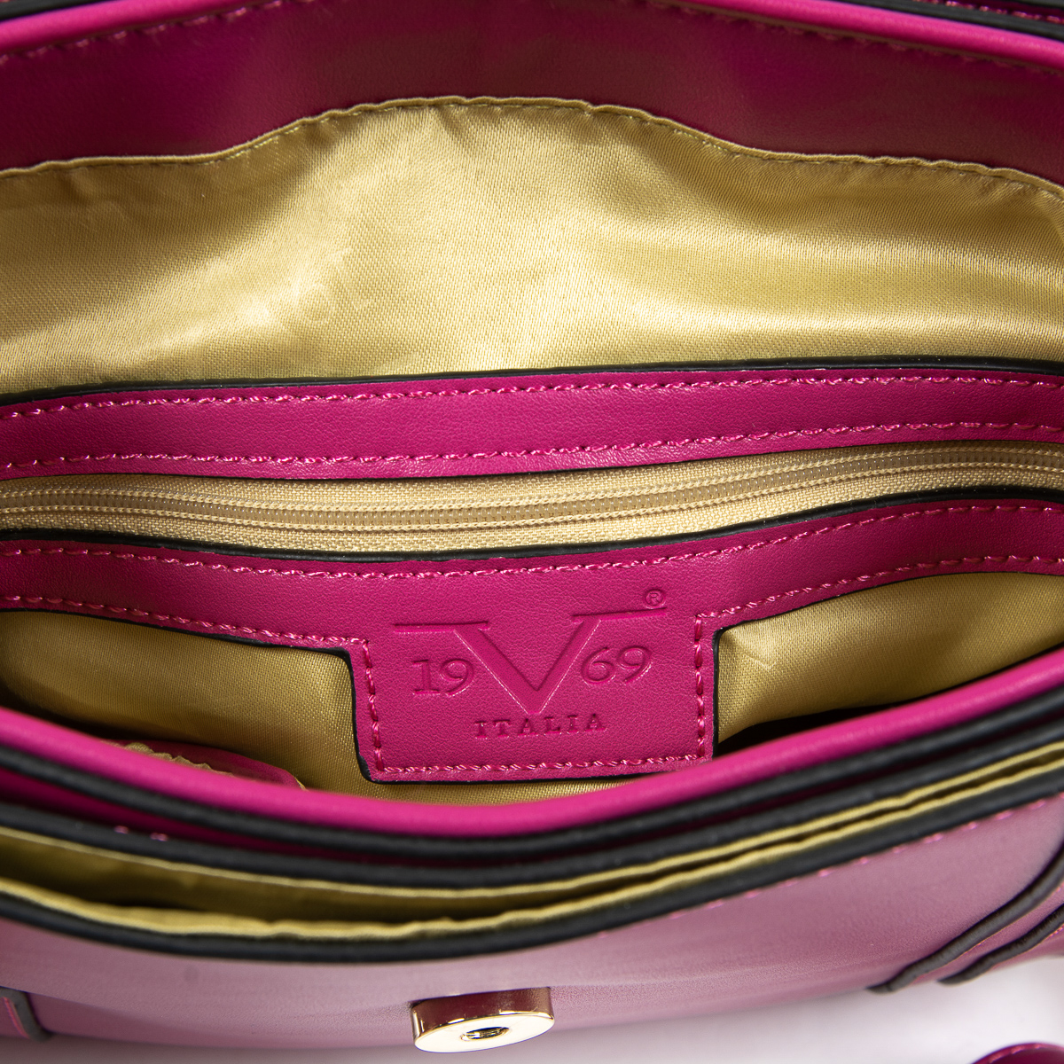 V 1969 Italia Borsa da donna Fuxia LINDA