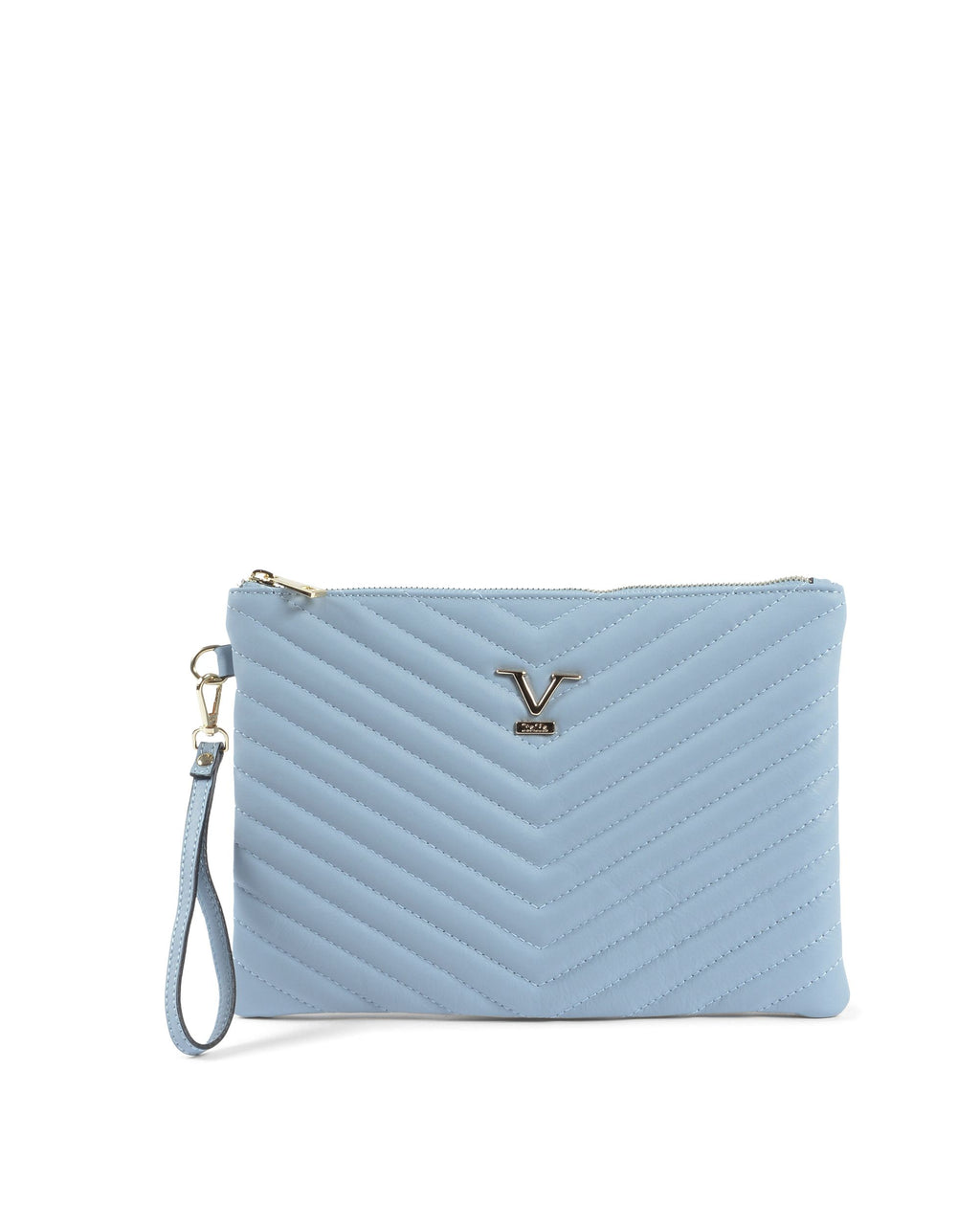 V Italia Borsa a mano da donna Azzurro V613 52 SAUVAGE CELESTE