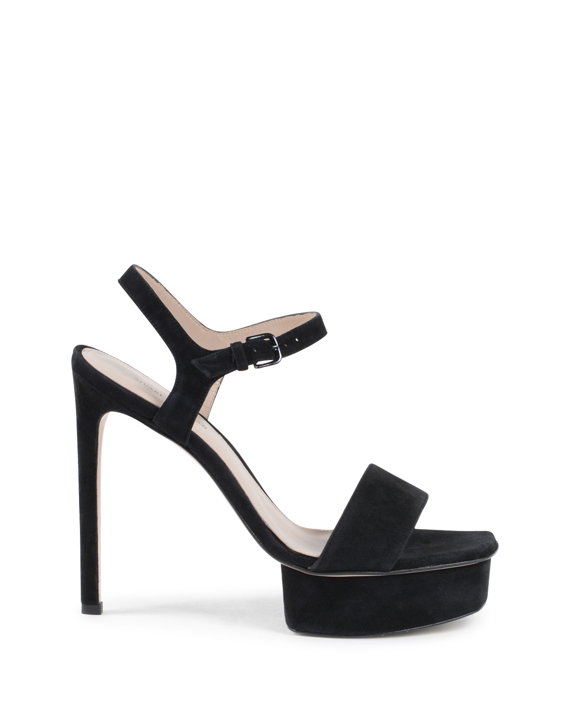 Sandalo da donna Stuart Weitzman nero SINGLEPLAT