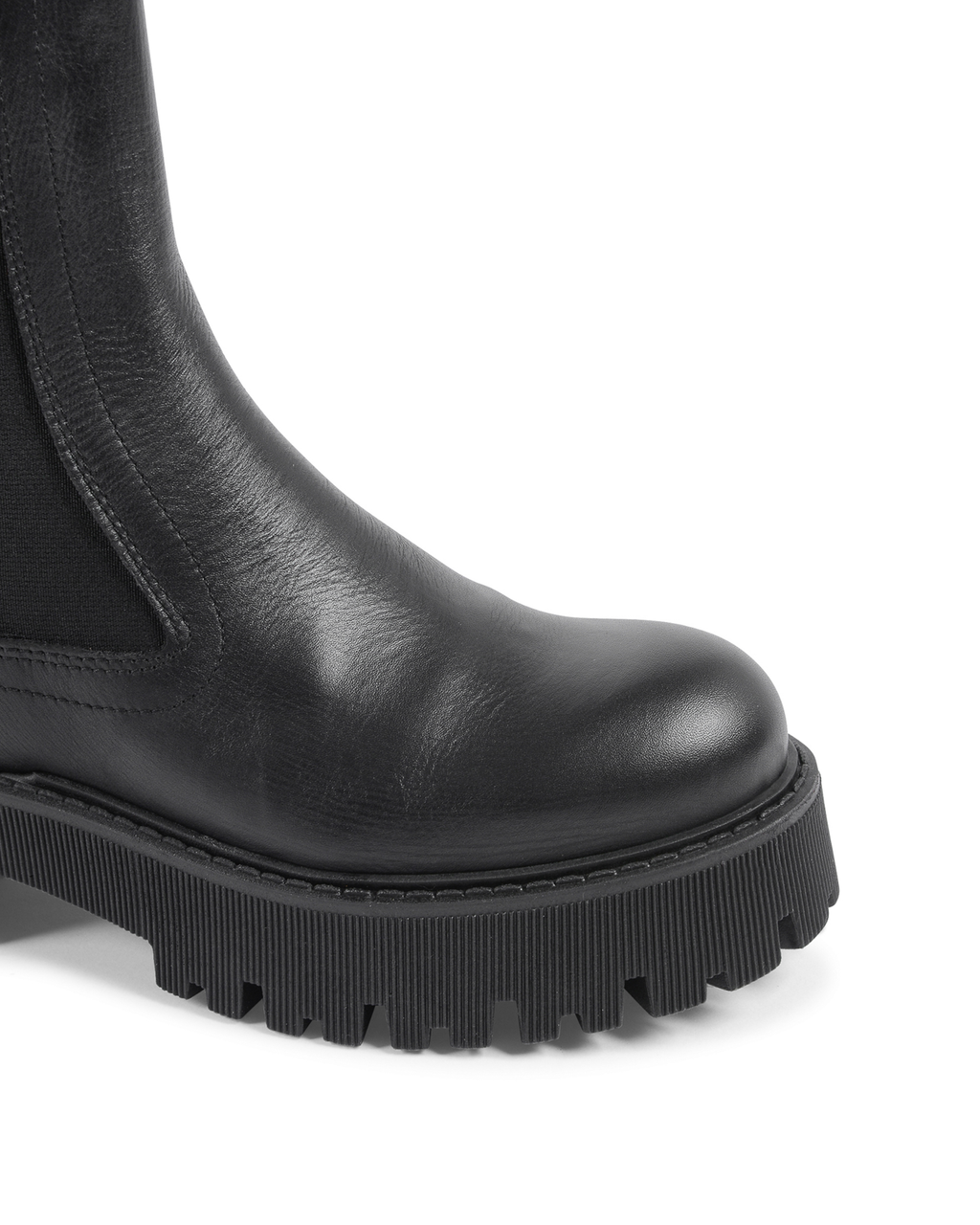 19V69 Italia Womens Short Boot Black 700-V VITELLO NERO
