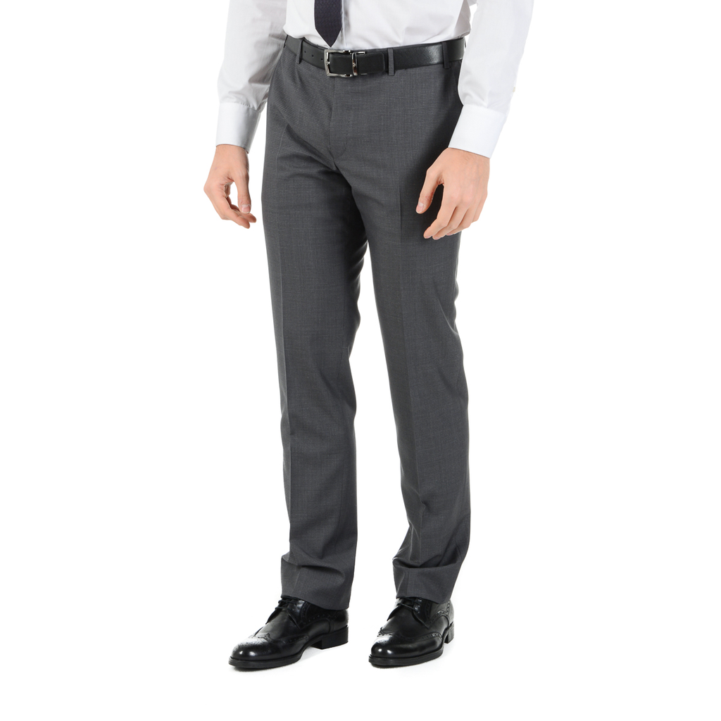 Corneliani Abito da uomo a maniche lunghe grigio scuro Super 130's