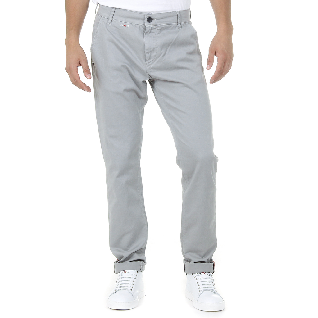 Pantaloni da uomo Andrew Charles grigio chiaro AMARA